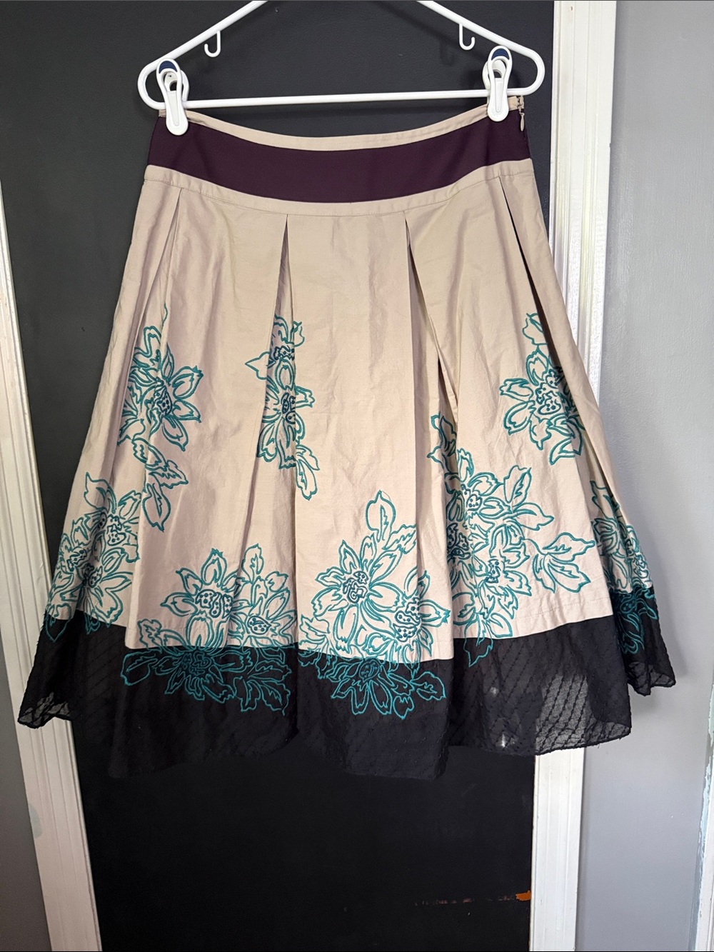 Anthropologie Floreat Wild Gardens Skirt Size: 12 Length: 26.5”